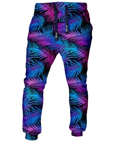 Trousers Purple Palms