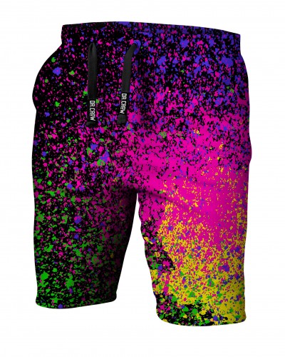 Shorts Splatter Black