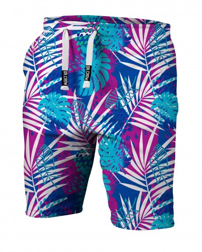 Shorts Blue Palms