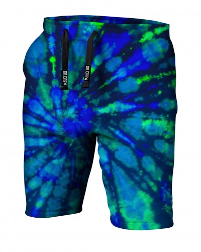 Shorts Tie Die Blue