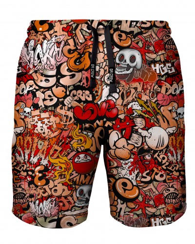 Swimsuit Graffiti Skull