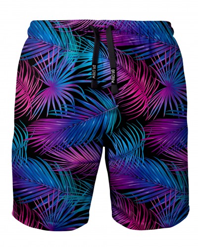 Swimsuit Purple Palms