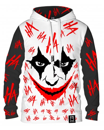 Hoodie with the hood Joker Black