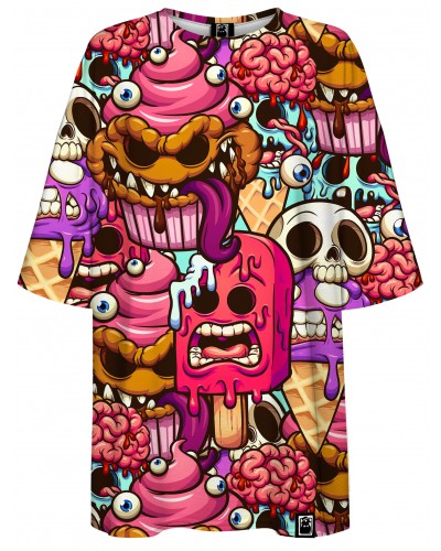 T-Shirt Oversize Dessert Monsters