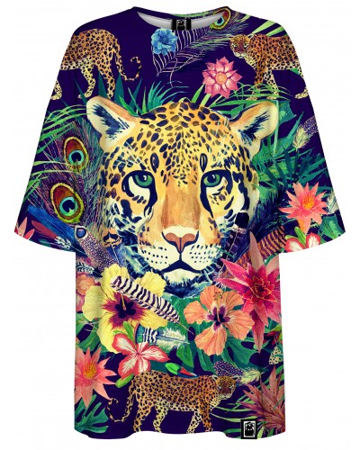 T-Shirt Oversize Hidden Leopard