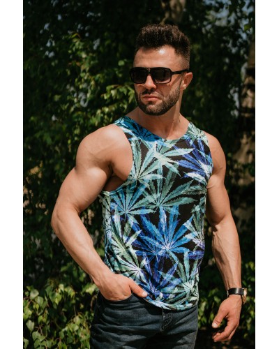 Tank Top Hemp Blue