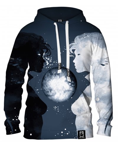 Hoodie with the hood Women Moon