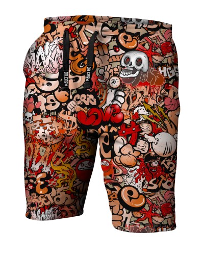 Shorts Graffiti Skull