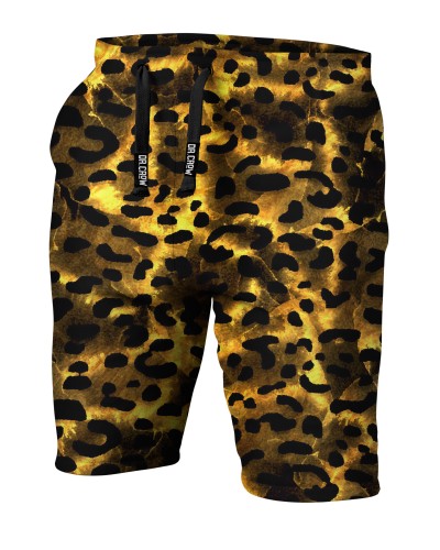 Shorts Gold Leopard