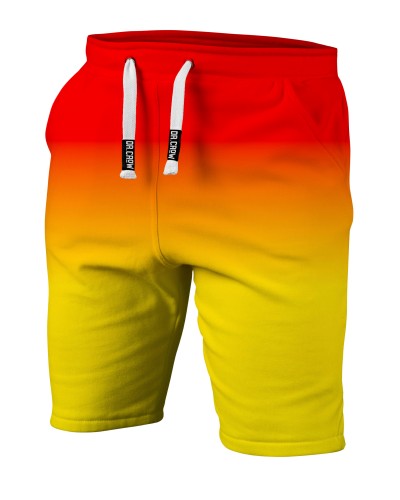 Shorts Ombre Yellow Red