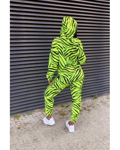 Spodnie Zebras Neon Yellow