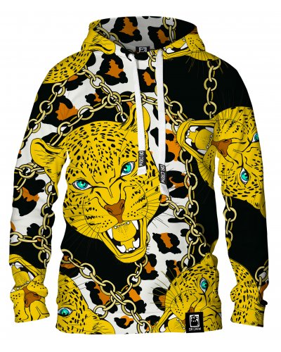 Hoodie with the hood Leopard Spots
