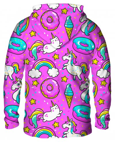 Bluza z kapturem Unicorn Confetti