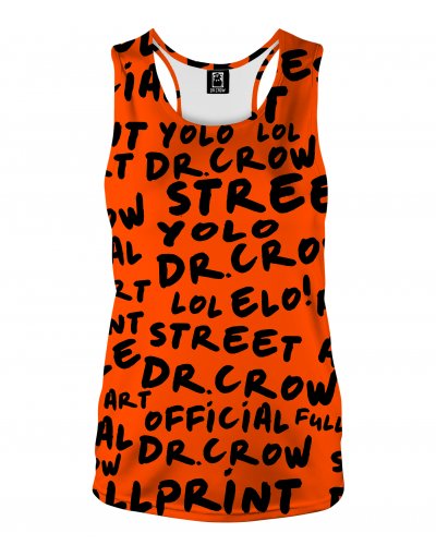 Tank Top Dr.Crow Orange