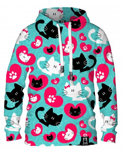 Bluza z kapturem Heart Kitty