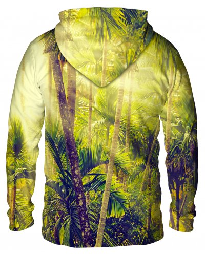 Hoodie with the hood Tropical Forest