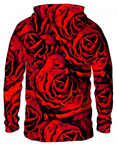 Hoodie with the hood Red Roses