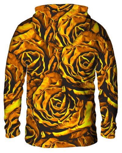 Hoodie with the hood Gold Roses