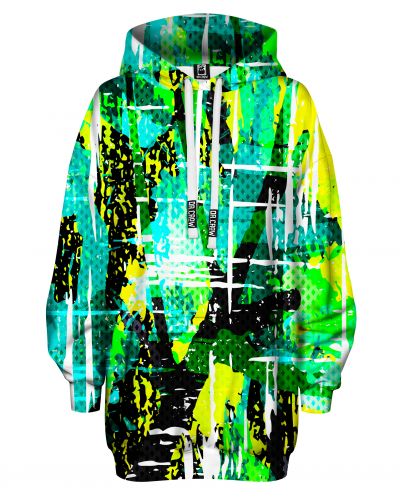 Hoodies Oversize Greasy Lime