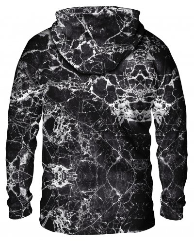 Hoodie with the hood Marble Black