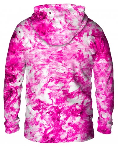 Hoodie with the hood Marble Pink