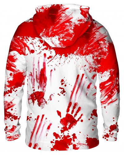 Hoodie with the hood Zombie White