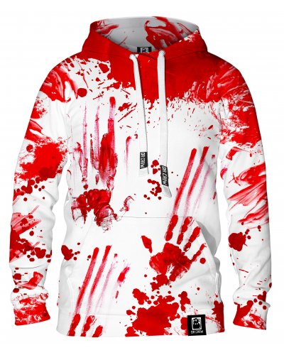 Hoodie with the hood Zombie White