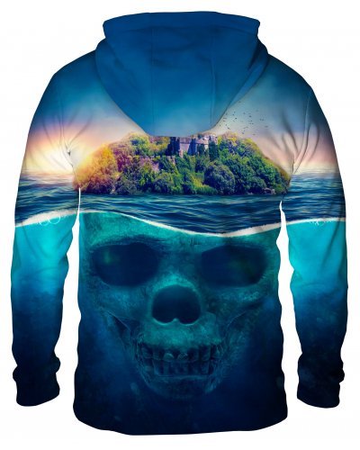 Hoodie with the hood Terrifying Island