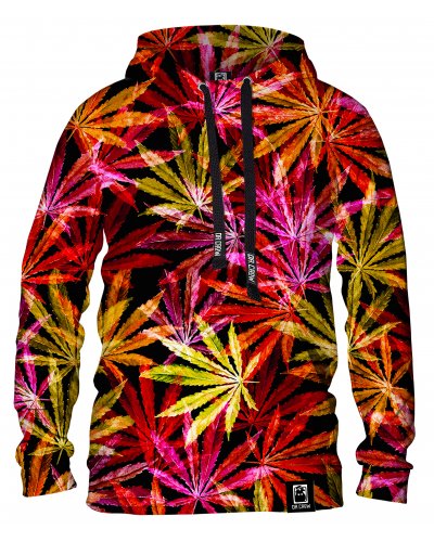 Hoodie with the hood Hemp Red