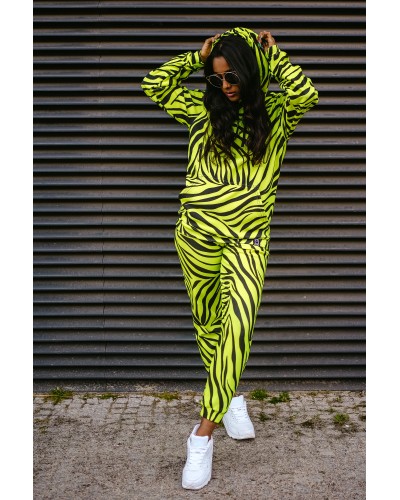 Spodnie Zebras Neon Yellow