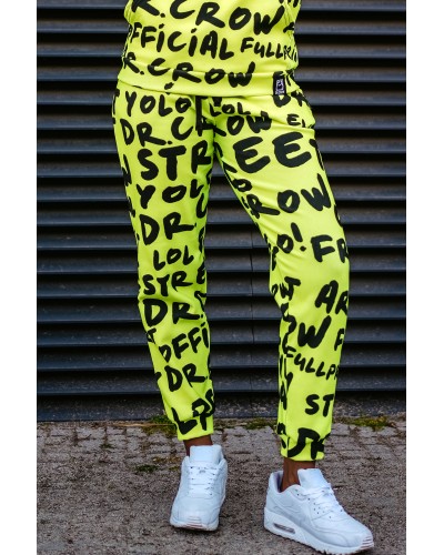 Trousers Dr.Crow Neon Yellow