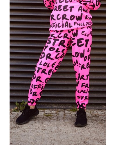 Trousers Dr.Crow Neon Pink