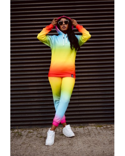 Bluza z kapturem Ombre Rainbow