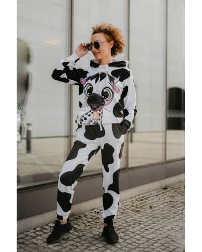 Bluza z kapturem Cute Cow