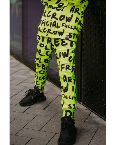 Trousers Dr.Crow Neon Yellow