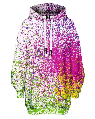 Hoodies Oversize Splatter White