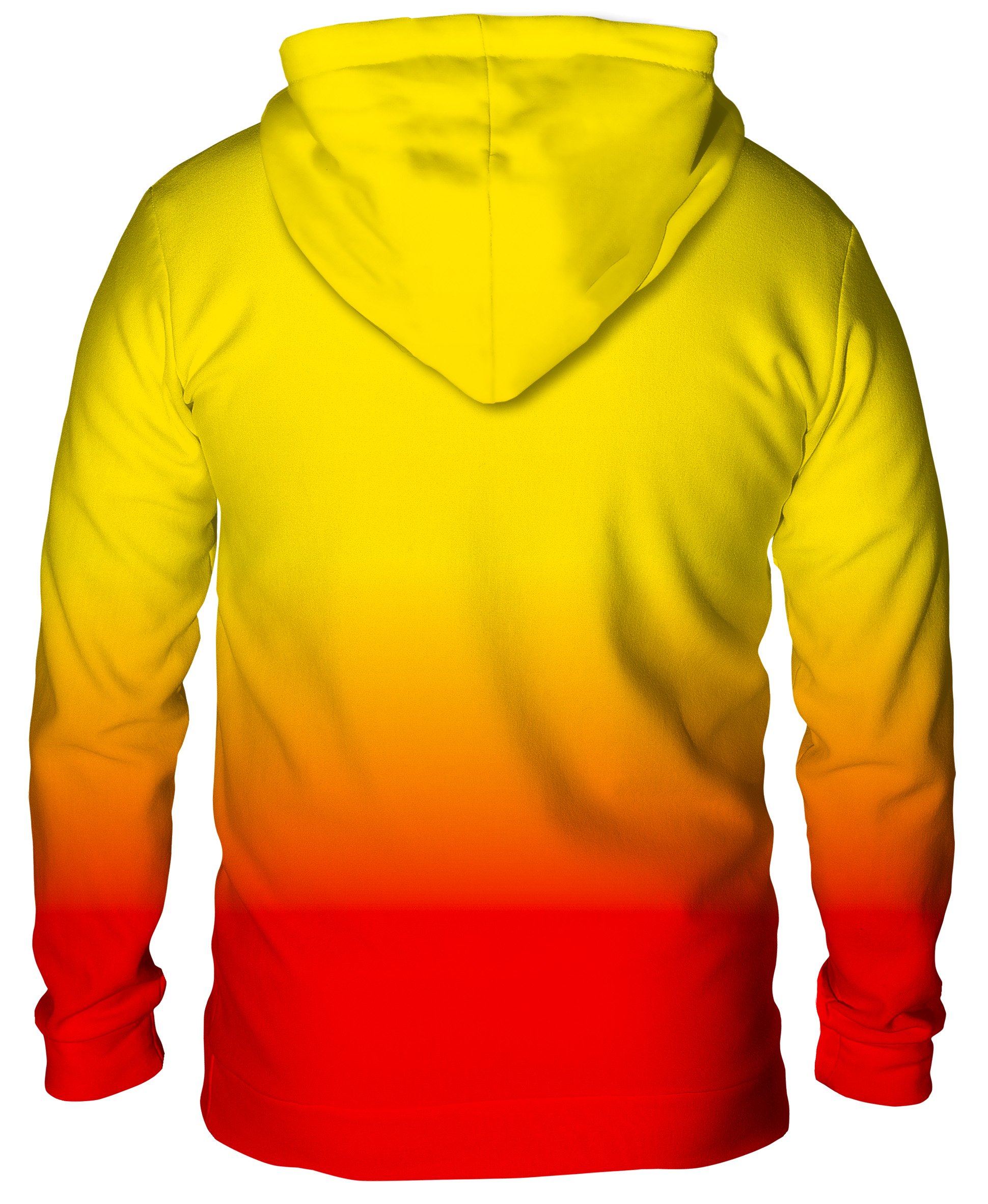 Red and hot sale yellow hoodie