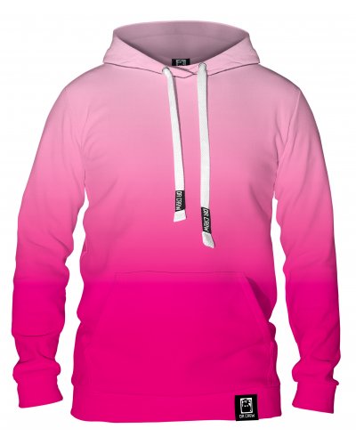 Hoodie with the hood Ombre Pink