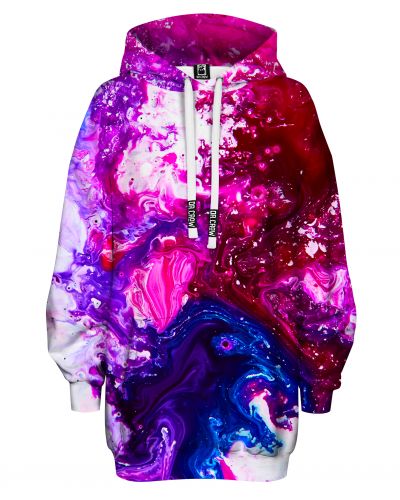 Hoodies Oversize Marble Akwarel