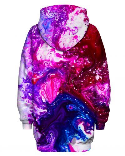 Hoodies Oversize Marble Akwarel