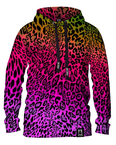 Bluza z kapturem Multicolor Leopard