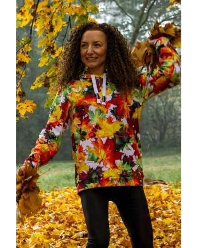 Bluza z kapturem Autumn Leaves