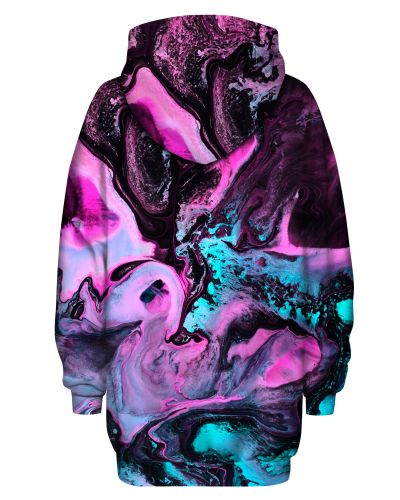 Hoodies Oversize Marble Neon