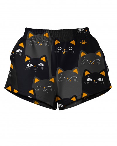 Shorts Cats Orange