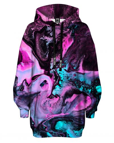 Hoodies Oversize Marble Neon