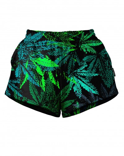 Shorts Cannabis Green