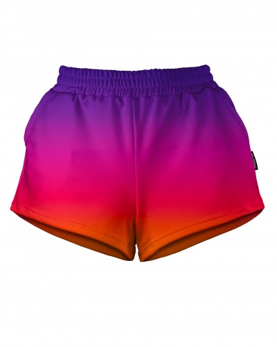 Shorts Ombre Orange Purple