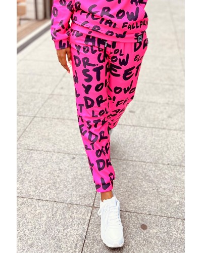 Trousers Dr.Crow Neon Pink