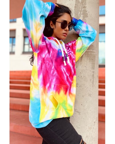 Bluza Oversize Tie Die Colorful