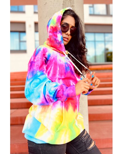 Bluza Oversize Tie Die Colorful